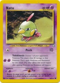 Pokemon Card - Neo Genesis 67/111 - NATU (common)