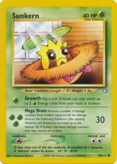 Pokemon Card - Neo Genesis 78/111 - SUNKERN (common)