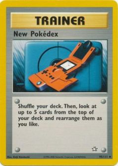 Pokemon Card - Neo Genesis 95/111 - NEW POKEDEX (uncommon)