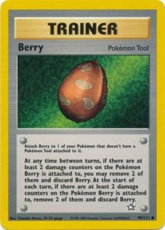 Pokemon Card - Neo Genesis 99/111 - BERRY (common)
