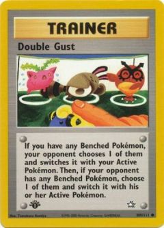 Pokemon Card - Neo Genesis 100/111 - DOUBLE GUST (common) **1st Edition**