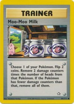 Pokemon Card - Neo Genesis 101/111 - MOO-MOO MILK (common)