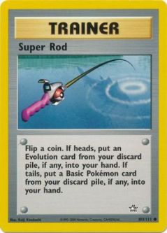 Pokemon Card - Neo Genesis 103/111 - SUPER ROD (common)