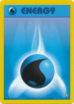 Pokemon Card - Neo Genesis 111/111 - WATER ENERGY (common)
