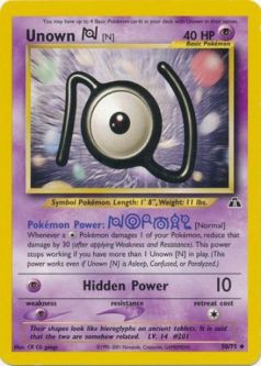 Pokemon Card - Neo Discovery 50/75 - UNOWN [N] (uncommon)