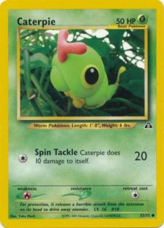 Pokemon Card - Neo Discovery 53/75 - CATERPIE (common)