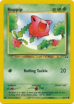 Pokemon Card - Neo Discovery 55/75 - HOPPIP (common)