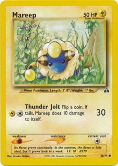 Pokemon Card - Neo Discovery 58/75 - MAREEP (common)