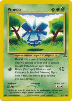 Pokemon Card - Neo Discovery 61/75 - PINECO (common)