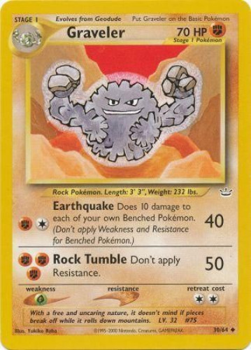 graveler pokemon card - 075/165 - Pokemon 151 - Reverse Foil Mint / near mint condition trading card Alolan Graveler 45/159 - [SV09