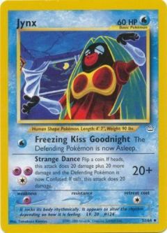 Pokemon Card - Neo Revelation 31/64 - JYNX (uncommon)