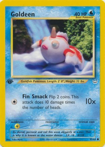 Pokemon Single Card NEO REVELATION (1st Edition) - 45/64 : Goldeen