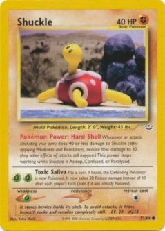 Pokemon Card - Neo Revelation 51/64 - SHUCKLE (common)