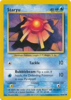 Pokemon Card - Neo Revelation 56/64 - STARYU (common)