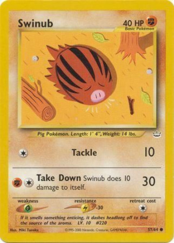swinub pokemon card value Swinub | Pokmon Cards and Details