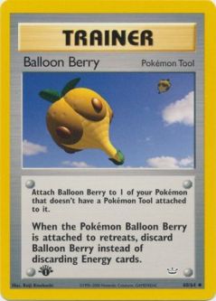 Pokemon Card - Neo Revelation 60/64 - BALLOON BERRY (uncommon) **1st Edition**