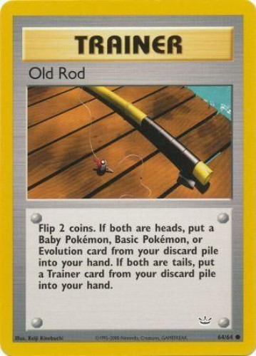Pokemon Card - Neo Revelation 64/64 - OLD ROD (common): BBToyStore.com - Toys, Plush, Trading Cards, Action Figures & Games online retail store shop sale Pokemon Card - Neo Revelation 64/64 - OLD ROD (common): BBToyStore.com - Toys, Plush, Trading Cards, Action Figures & Games online retail store shop sale