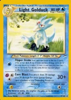 Pokemon Card - Neo Destiny 47/105 - LIGHT GOLDUCK (uncommon)