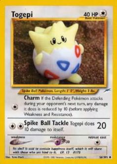 Pokemon Card - Neo Destiny 56/105 - TOGEPI (uncommon)