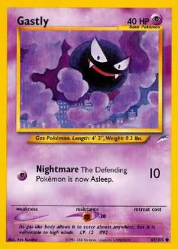 Gastly 065 - Unlimited Neo Destiny - Common Moderately Played