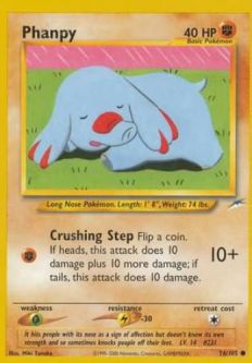 Pokemon Card - Neo Destiny 76/105 - PHANPY (common)