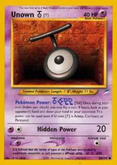 Pokemon Card - Neo Destiny 88/105 - UNOWN [T] (common)