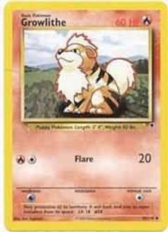 Pokemon Card - Legendary Collection 45/110 - GROWLITHE (uncommon)