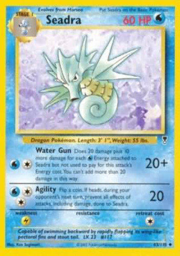 Pokemon Legendary Collection Uncommon Seadra #63