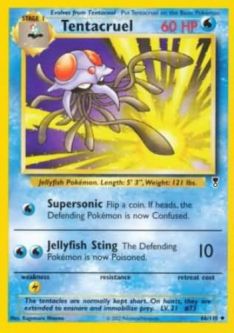 Pokemon Card - Legendary Collection 66/110 - TENTACRUEL (uncommon)