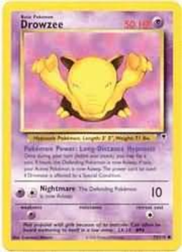 ポケモンカードゲーム Pokemon Card Drowzee 73/110 Holo BBToyStore.com - Toys, Plush, Trading Cards & Action Figures