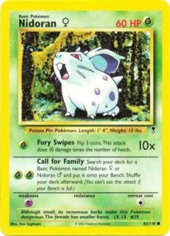 Pokemon Card - Legendary Collection 82/110 - NIDORAN F (common)
