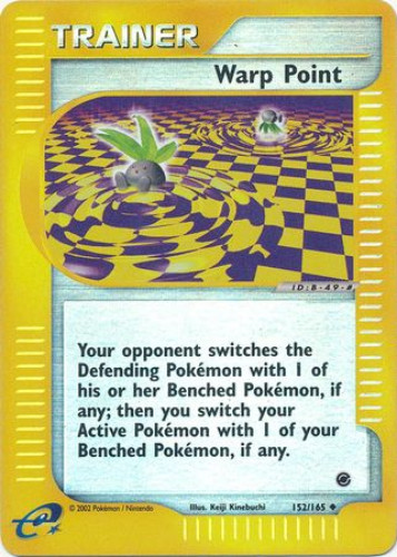 Pokemon Card - Expedition 152/165 - WARP POINT (reverse holo):  BBToyStore.com - Toys, Plush, Trading Cards, Action Figures & Games online  retail store shop sale