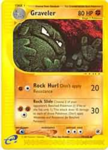 Pokemon Card - Expedition 79/165 - GRAVELER (uncommon)