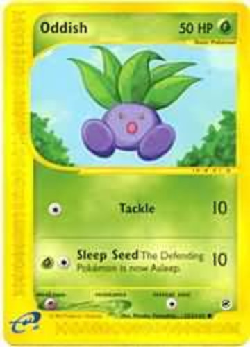 Pokemon Card - Expedition 122/165 - ODDISH (common)