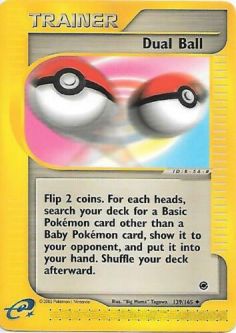 Pokemon Card - Expedition 139/165 - DUAL BALL (uncommon)