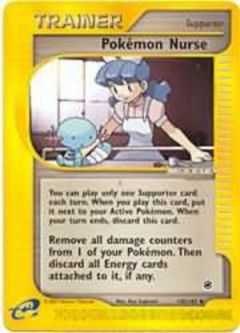 Pokemon Card - Expedition 145/165 - POKEMON NURSE (uncommon)