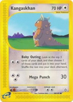 Pokemon Card - Aquapolis 88/147 - KANGASKHAN (common)