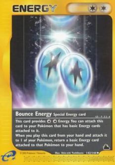 Pokemon Card - Skyridge 142/144 - BOUNCE ENERGY (uncommon)