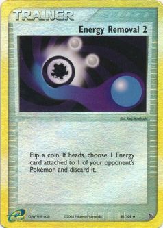 Pokemon Card - Ruby & Sapphire 80/109 - ENERGY REMOVAL 2 (reverse holo)