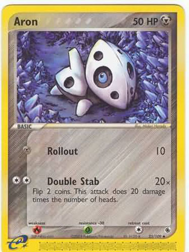 Aron (25/109) [EX: Ruby & Sapphire] Moderately Played