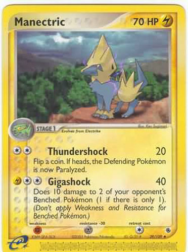 pokemon card manectric Manectric - 44/124 - Rare - Pokmon Pokemon Singles Generation 5 - BW BW - Dragons Exalted - The Side Deck