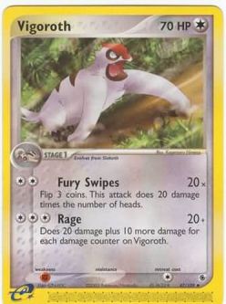 Pokemon Card - Ruby & Sapphire 47/109 - VIGOROTH (uncommon)
