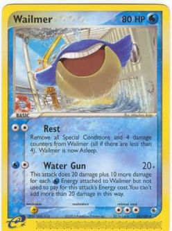 Pokemon Card - Ruby & Sapphire 48/109 - WAILMER (uncommon)
