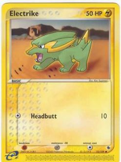 Pokemon Card - Ruby & Sapphire 52/109 - ELECTRIKE (common)