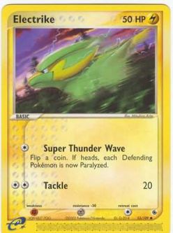 Pokemon Card - Ruby & Sapphire 53/109 - ELECTRIKE (common)
