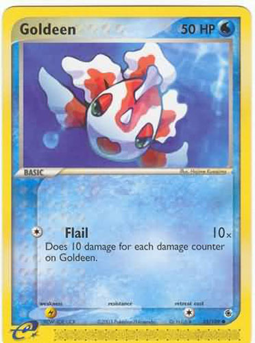 Pokemon Card - Ruby & Sapphire 55/109 - GOLDEEN (common)