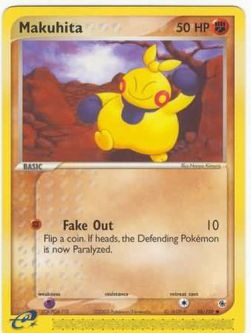 Pokemon Card - Ruby & Sapphire 58/109 - MAKUHITA (common)