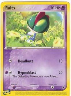Pokemon Card - Ruby & Sapphire 67/109 - RALTS (common)