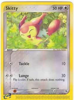 Pokemon Card - Ruby & Sapphire 71/109 - SKITTY (common)