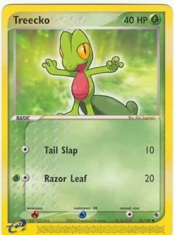 Pokemon Card - Ruby & Sapphire 76/109 - TREECKO (common)